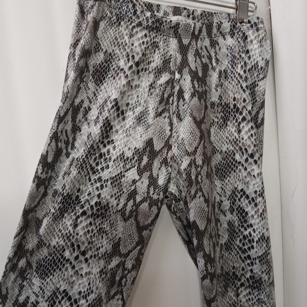2 Pairs Legging White Birch Python Snakeskin Patt… - image 3